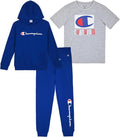 Champion Boys Sweatsuit Set 3-Piece Tracksuit for Kids - Versatile