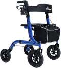 Rollator Walker for Seniors Lightweight Foldable All Terrain - Smooth