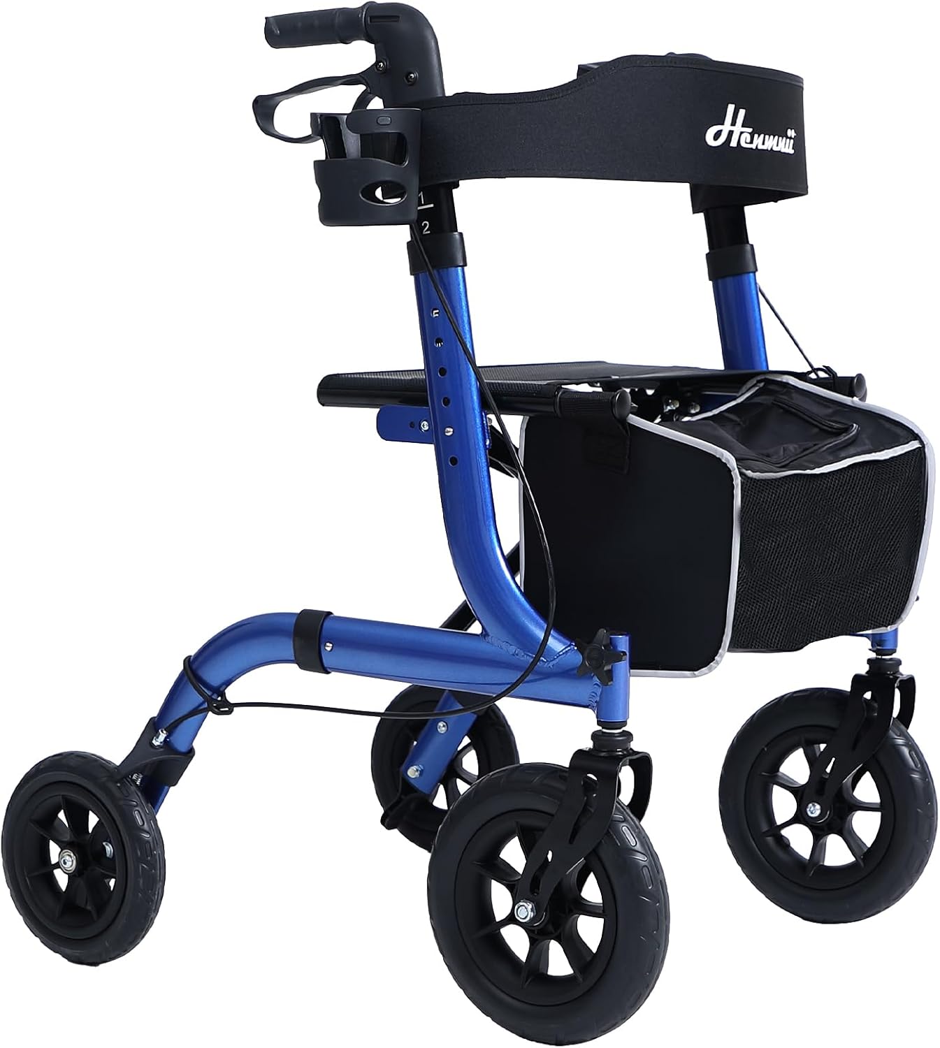 Lightweight Foldable All Terrain Rollator Walker for Seniors