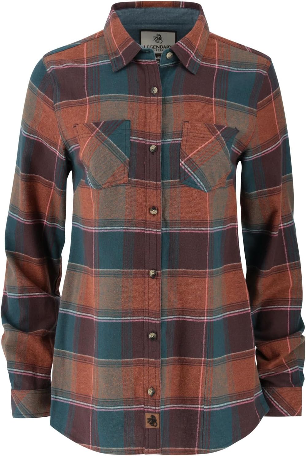 Legendary Whitetails Womens Long Sleeve Plaid Flannel Shirt