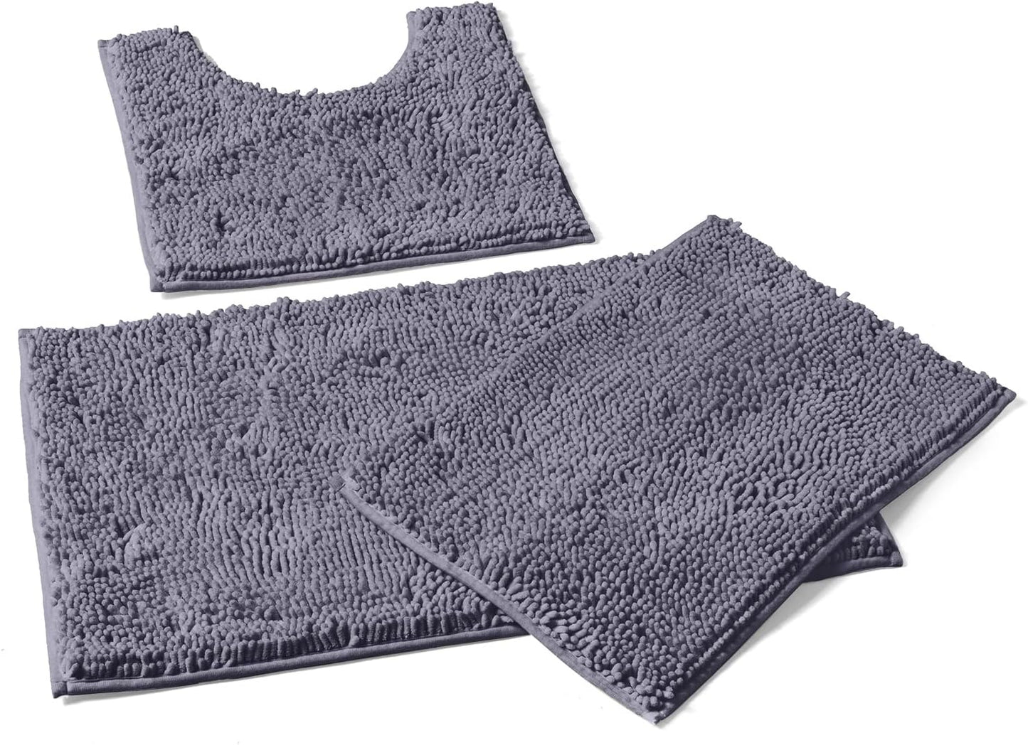LuxUrux 3-Piece Bathroom Rug Set for Ultimate Comfort