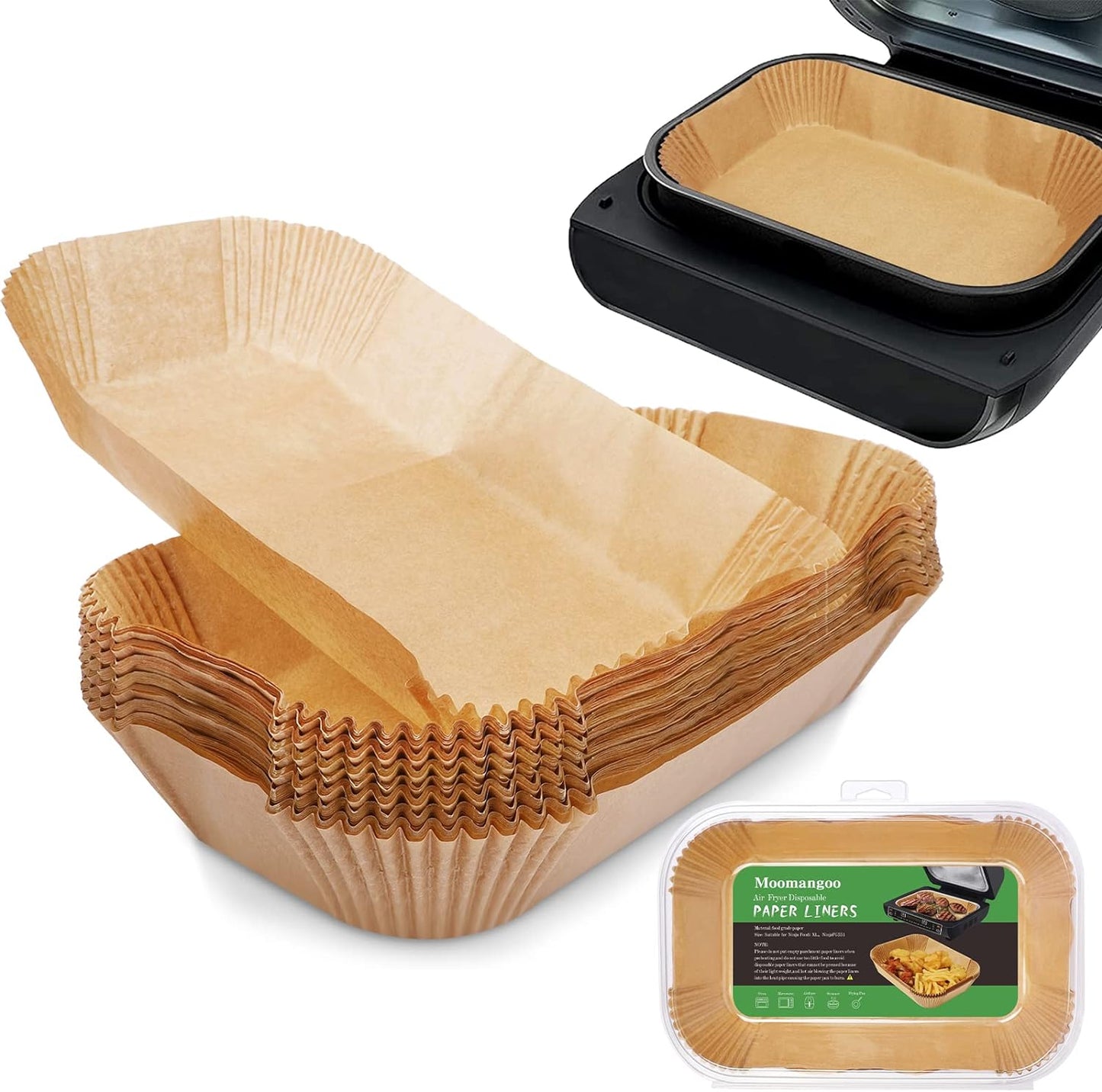120 Disposable Air Fryer Liners: No More Mess!