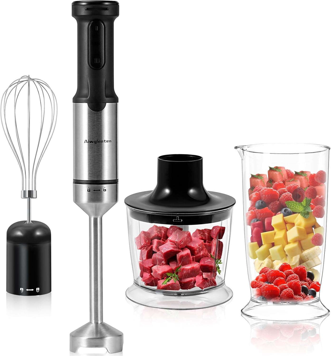 Portable 5-in-1 Hand Mixer - Make 11 Cups Juice!