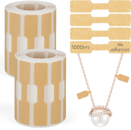 1000Pcs Self-Adhesive Jewelry Tags for Easy Price Tagging