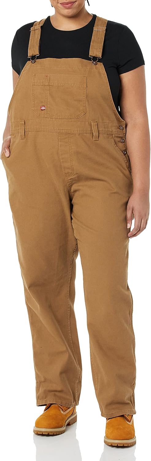 Dickies Women's Denim Bib Overall for Superior Comfort and Fit