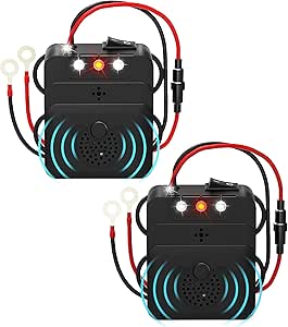 Under Hood Rodent Repeller for Cars and Trucks with Strobe Light