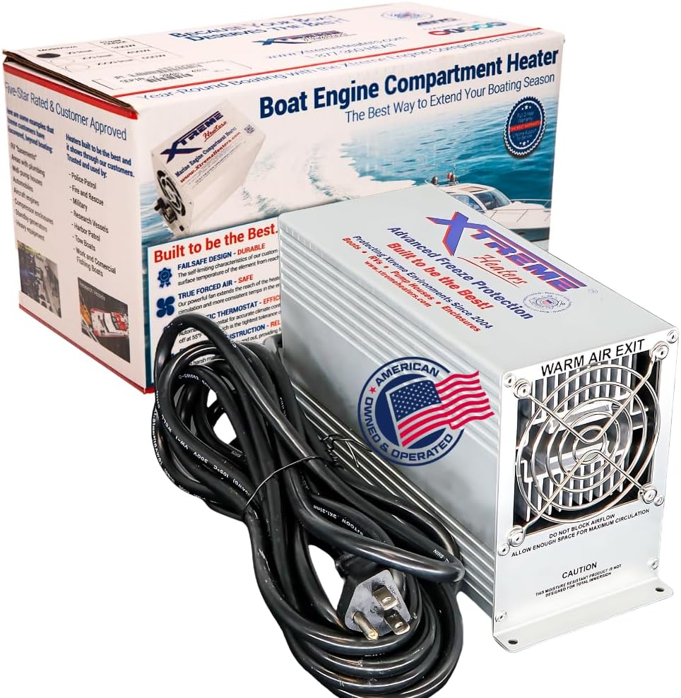 Boat Engine Compartment Heater for Winter Storage & Freeze Protection