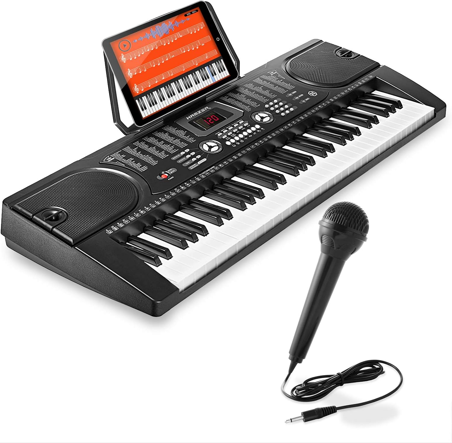 Hamzer 61 Key Beginner Electronic Keyboard Piano for Learning