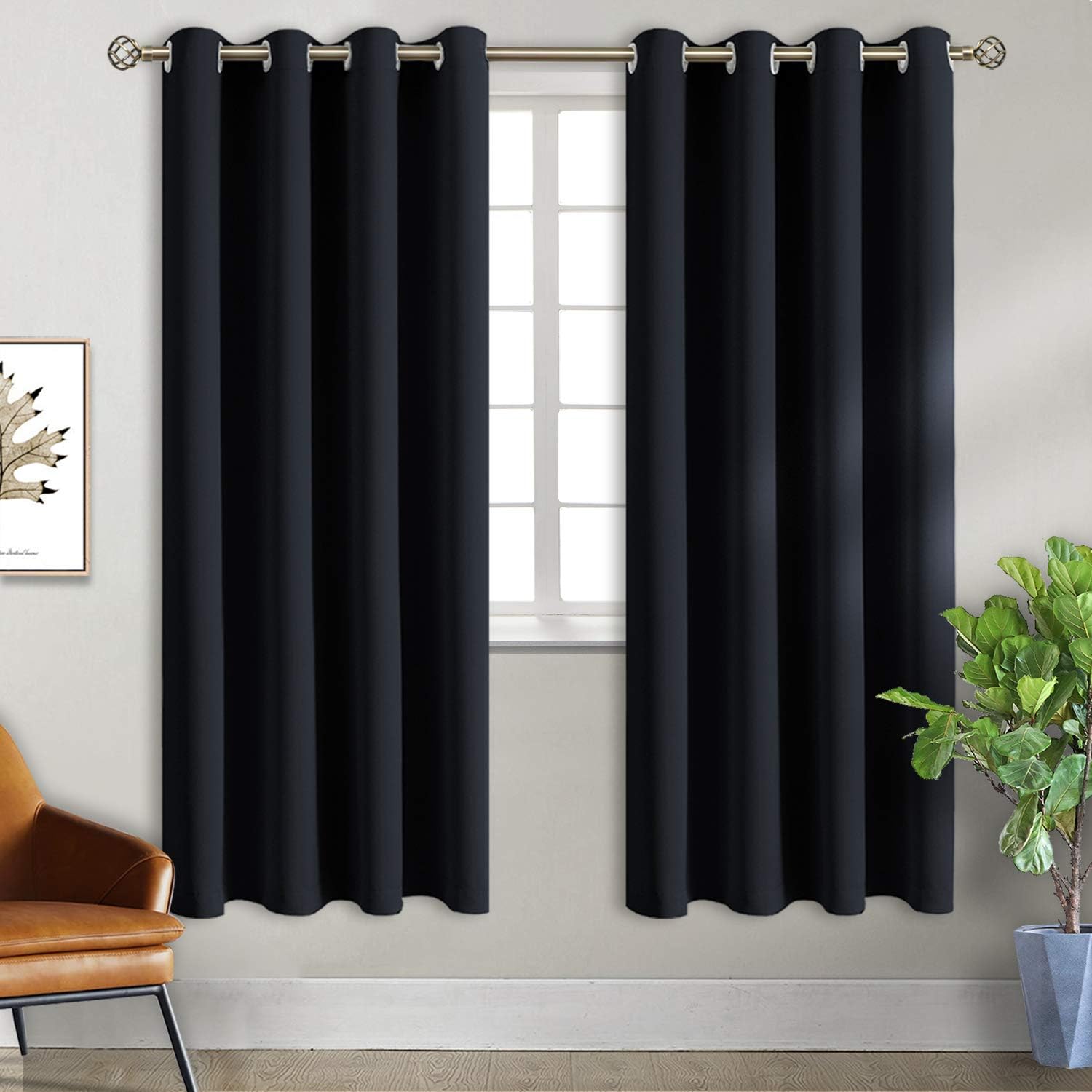 BGment Blackout Curtains for Bedroom - Thermal Insulated Panels