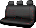 CAR PASS Leather Back Seat Cover Bench Rear Seat Cover - Luxury Look