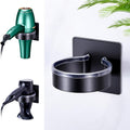 Blow Dryer Holder Wall Mounted - Compact Matte Black Organizer