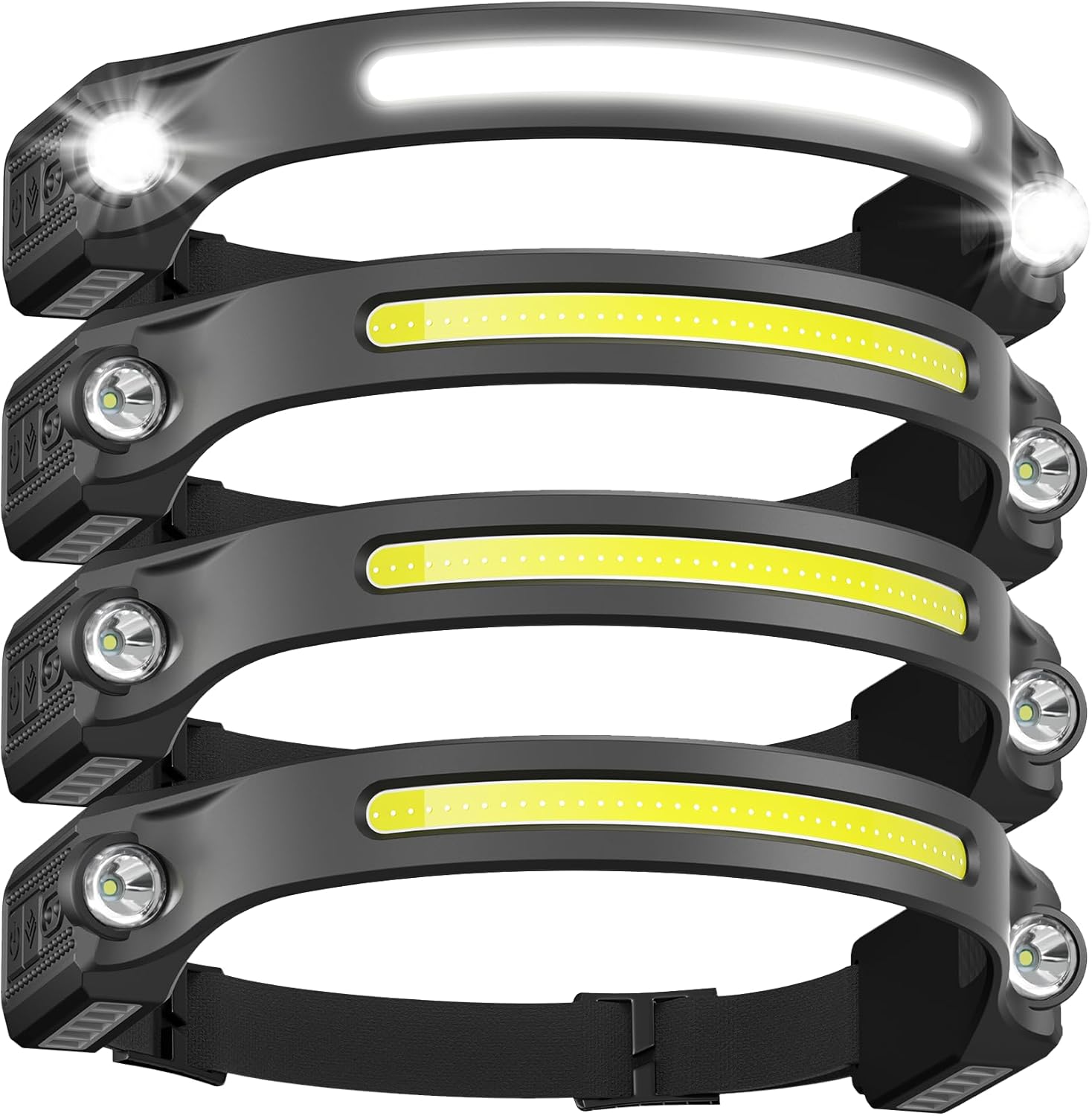 AlpsWolf LED Headlamp Rechargeable with Sensor Mode and Brightness