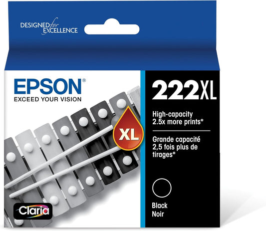 Epson 222XL Black High Capacity Ink - Fits WF-2960 & XP-5200