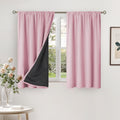 BGment Pink Blackout Curtains 54 in - Full Room Darkening Panels