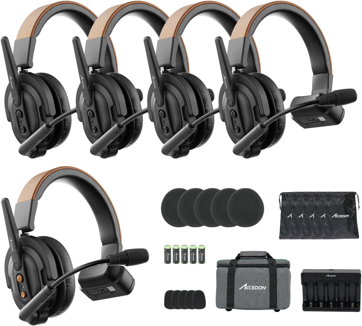 Accsoon CoMo SE Wireless Intercom Headset System for Filming