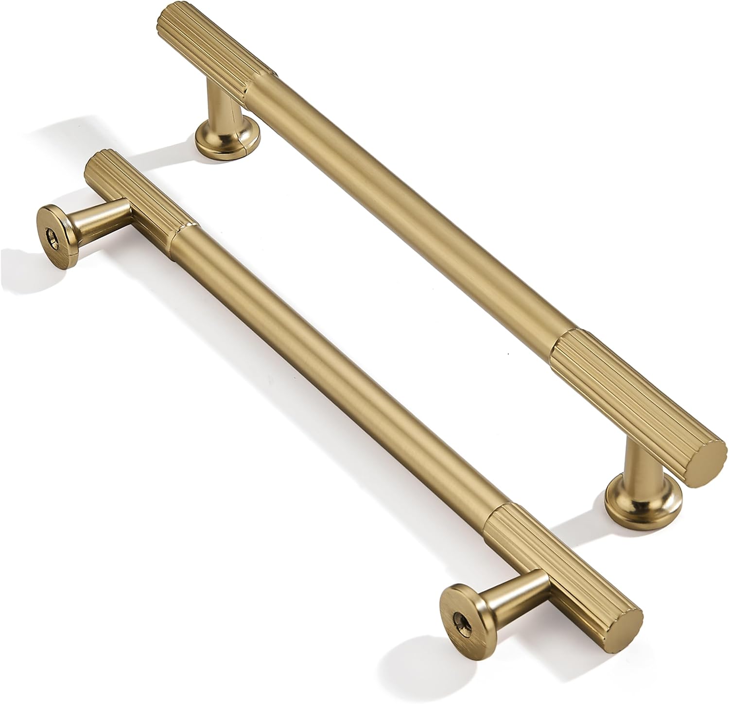Brushed Brass Cabinet Pulls for Kitchen and Dresser Cabinets