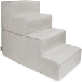 Dog Stairs & Steps Foam Stairs for Small Dogs & Cats - Foldable 4-Step