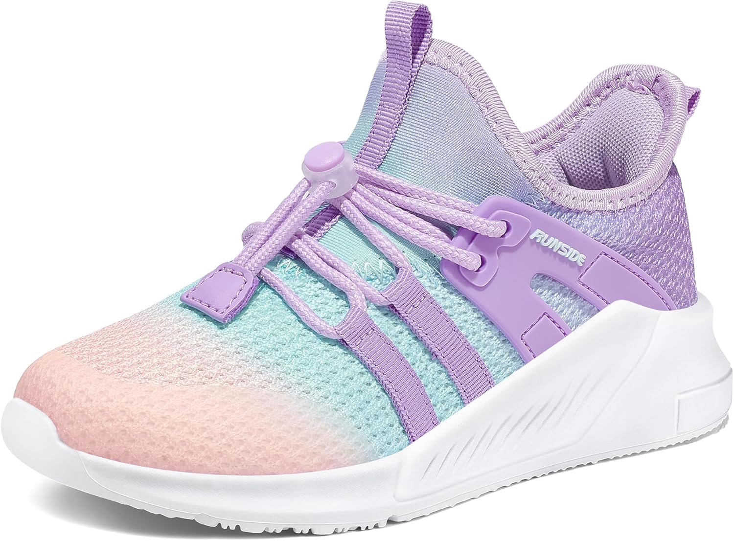 RUNSIDE Girls Tennis Shoes Lightweight Sports Sneakers for Kids