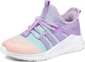 Girls Gradient Tennis Shoes Lightweight Sneakers - RUNSIDE