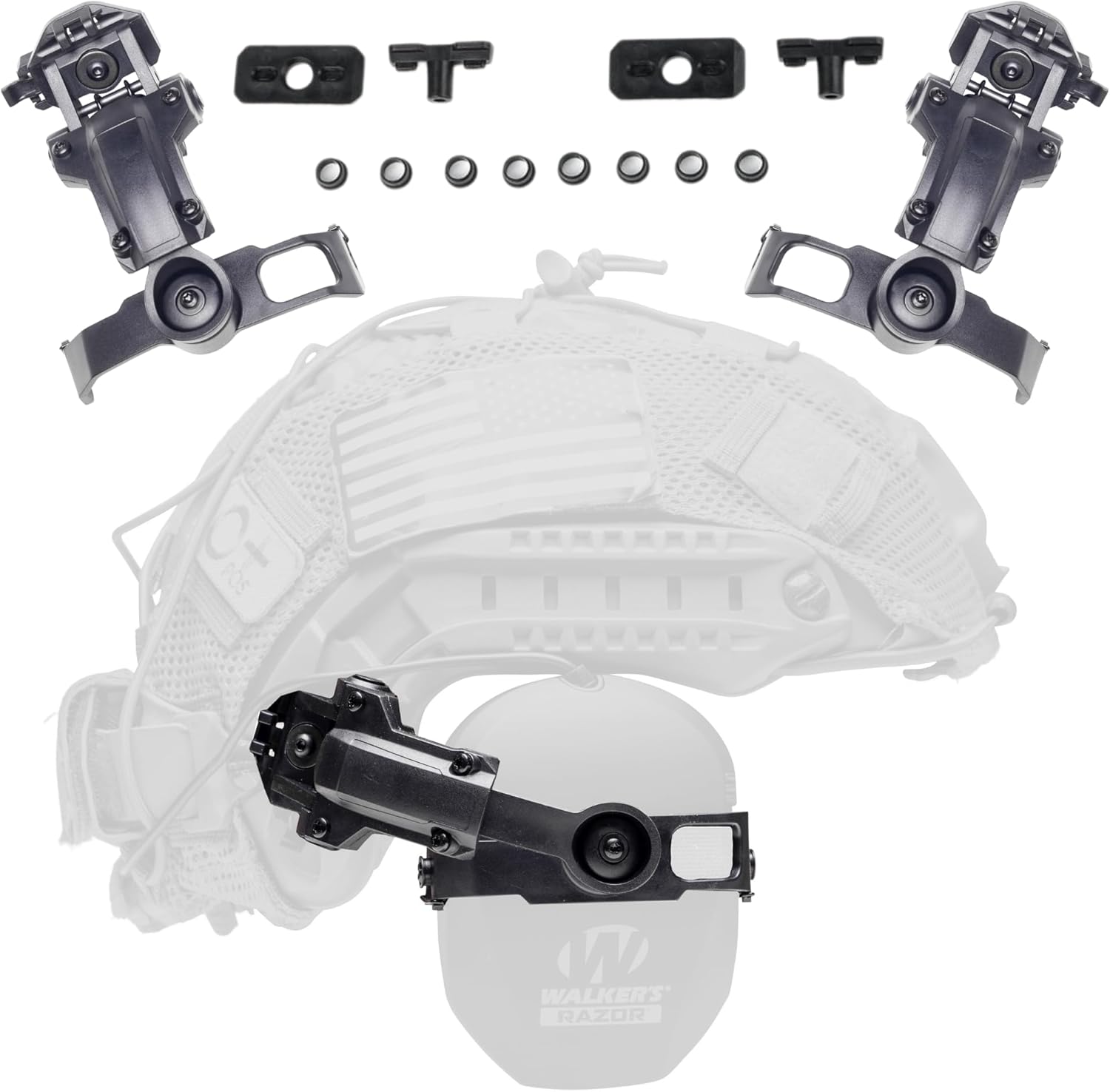 Tigrett ARC Rail Adapter for Helmets - Secure and Versatile Fit