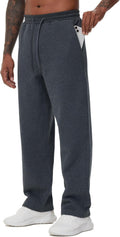 Men's Baggy Fleece Workout Sweatpants for Men - Warm Comfort