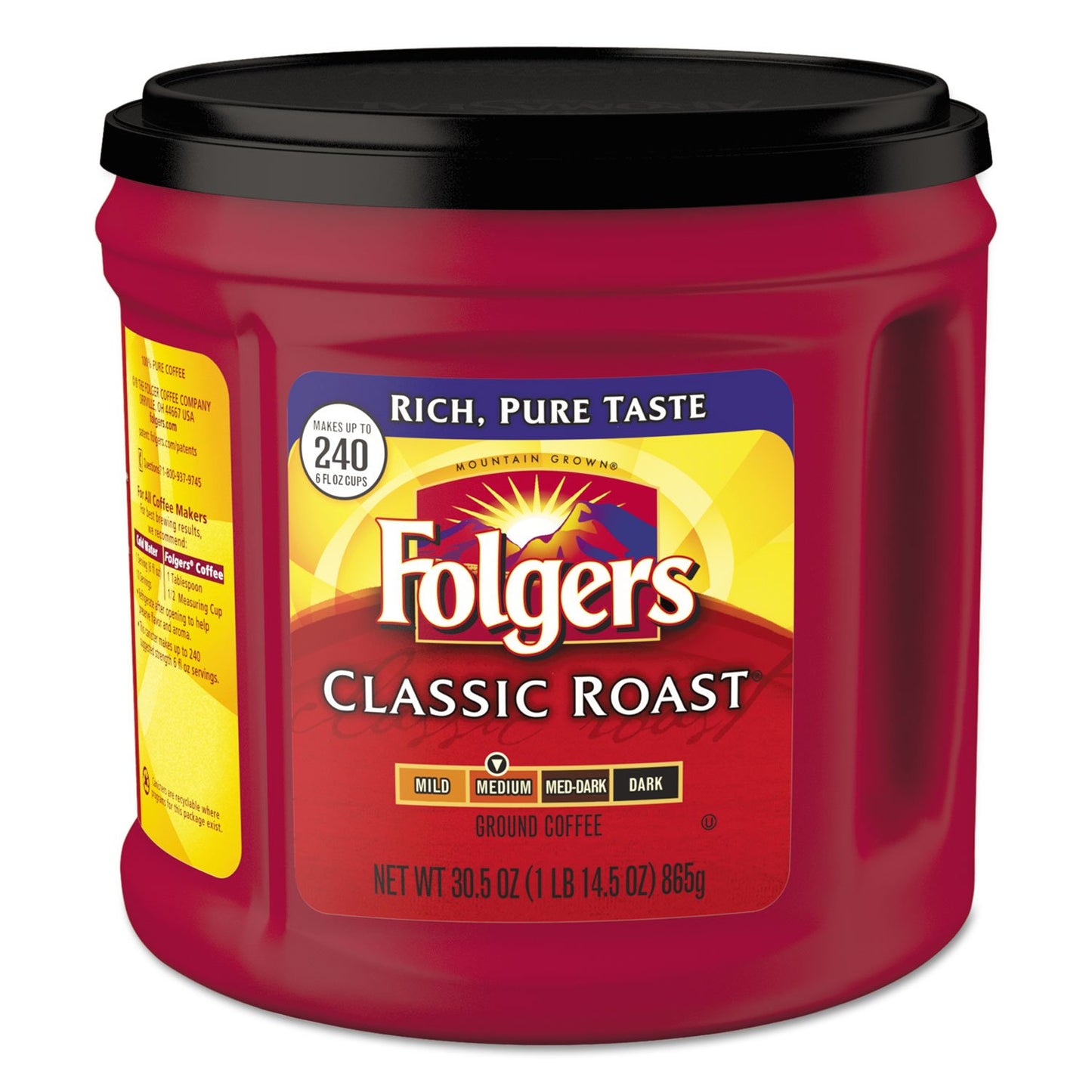 Folgers Coffee Classic Roast - Smooth Rich Flavor Experience