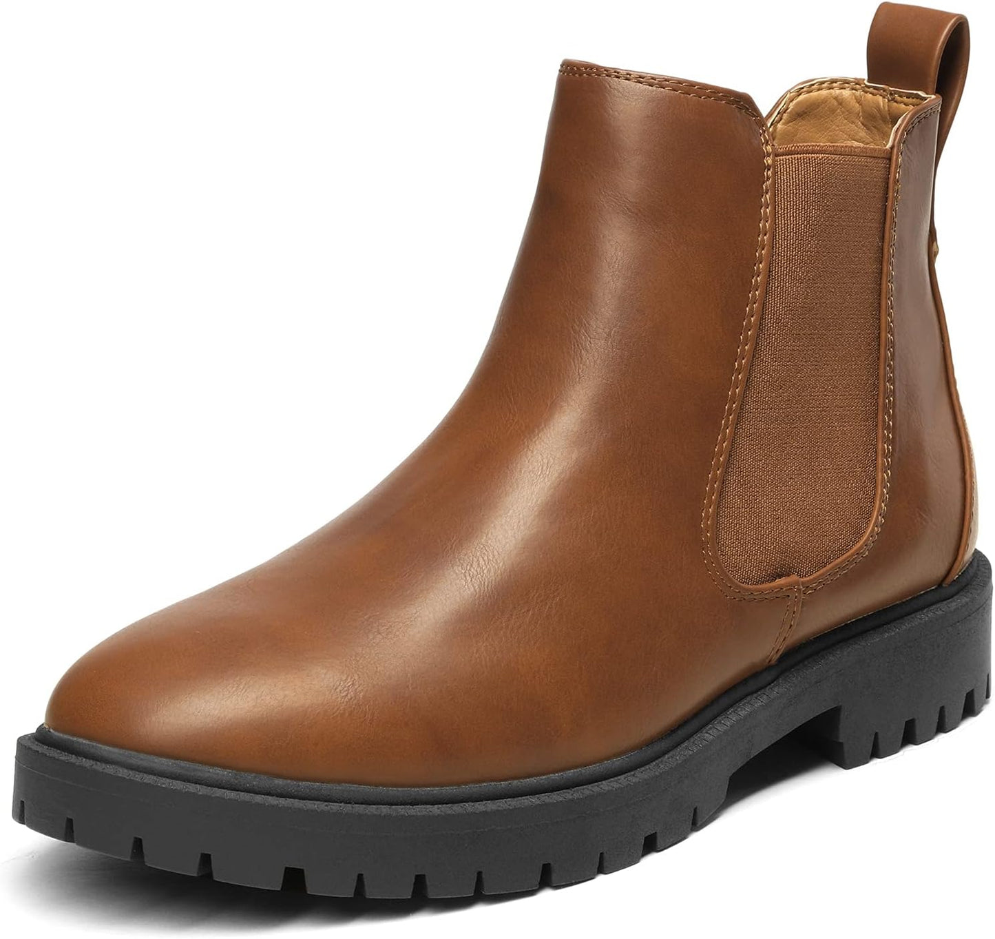 DREAM PAIRS Women's Low Heel Chelsea Ankle Boots for Fall