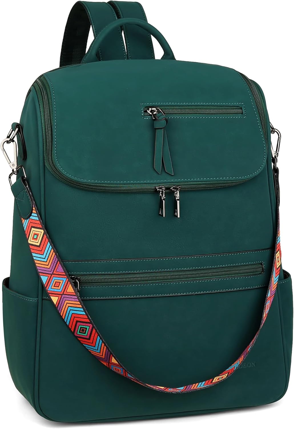 FADEON Laptop Backpack for Women - Stylish Leather Travel Bag