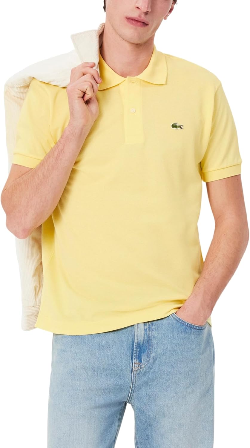 Lacoste Men's Original Cotton Pique Polo: Classic Slim Fit Style