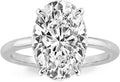 Elongated Oval Cut Engagement Ring 1.5CT-5.5CT - Brilliant CZ Promise