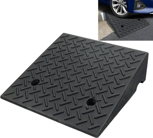 Rubber Curb Ramp for Driveways and Sidewalks - Heavy Duty