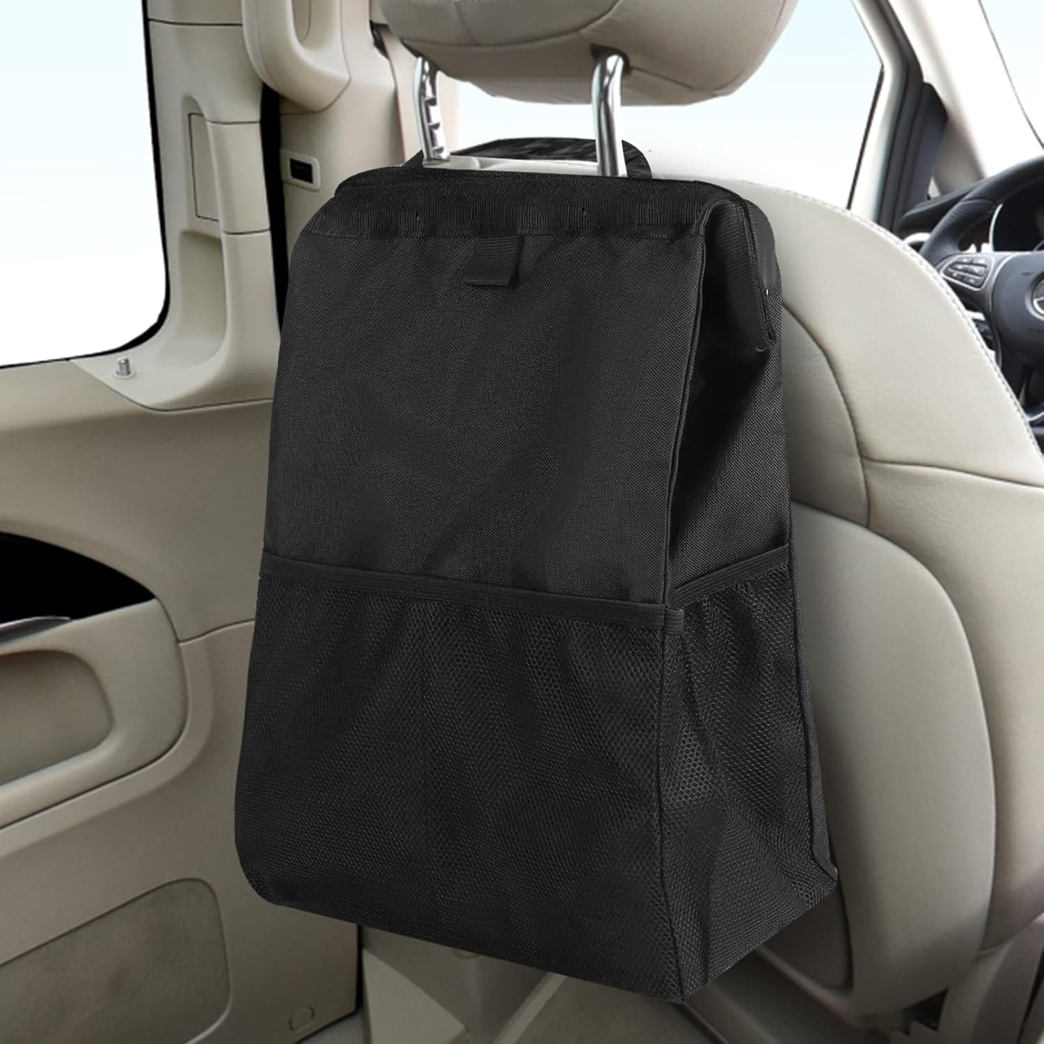 Washable 3.5 Gal Car Trash Bag - Eco-Friendly & Spacious!