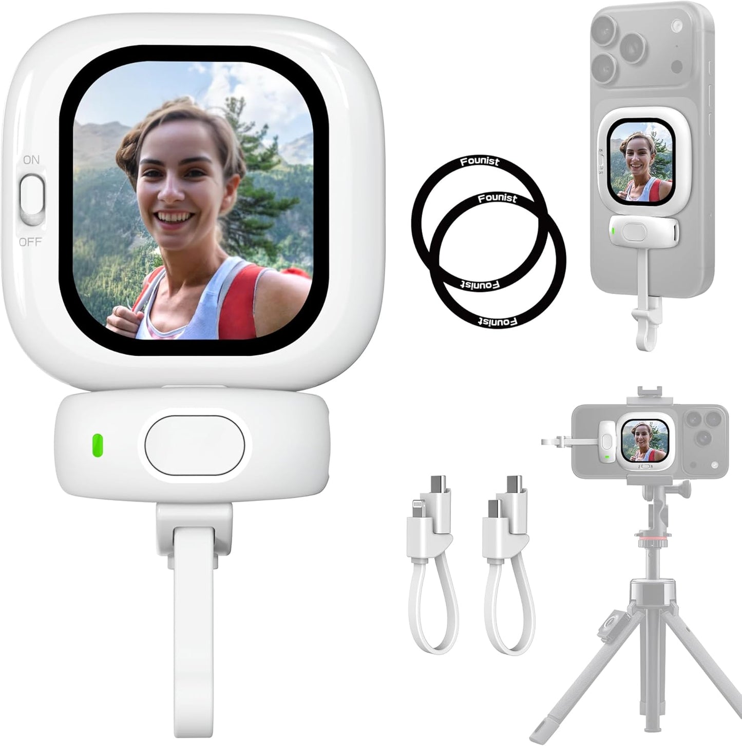 Vlogmate Mini Phone Vlog Selfie Monitor Screen for iPhone