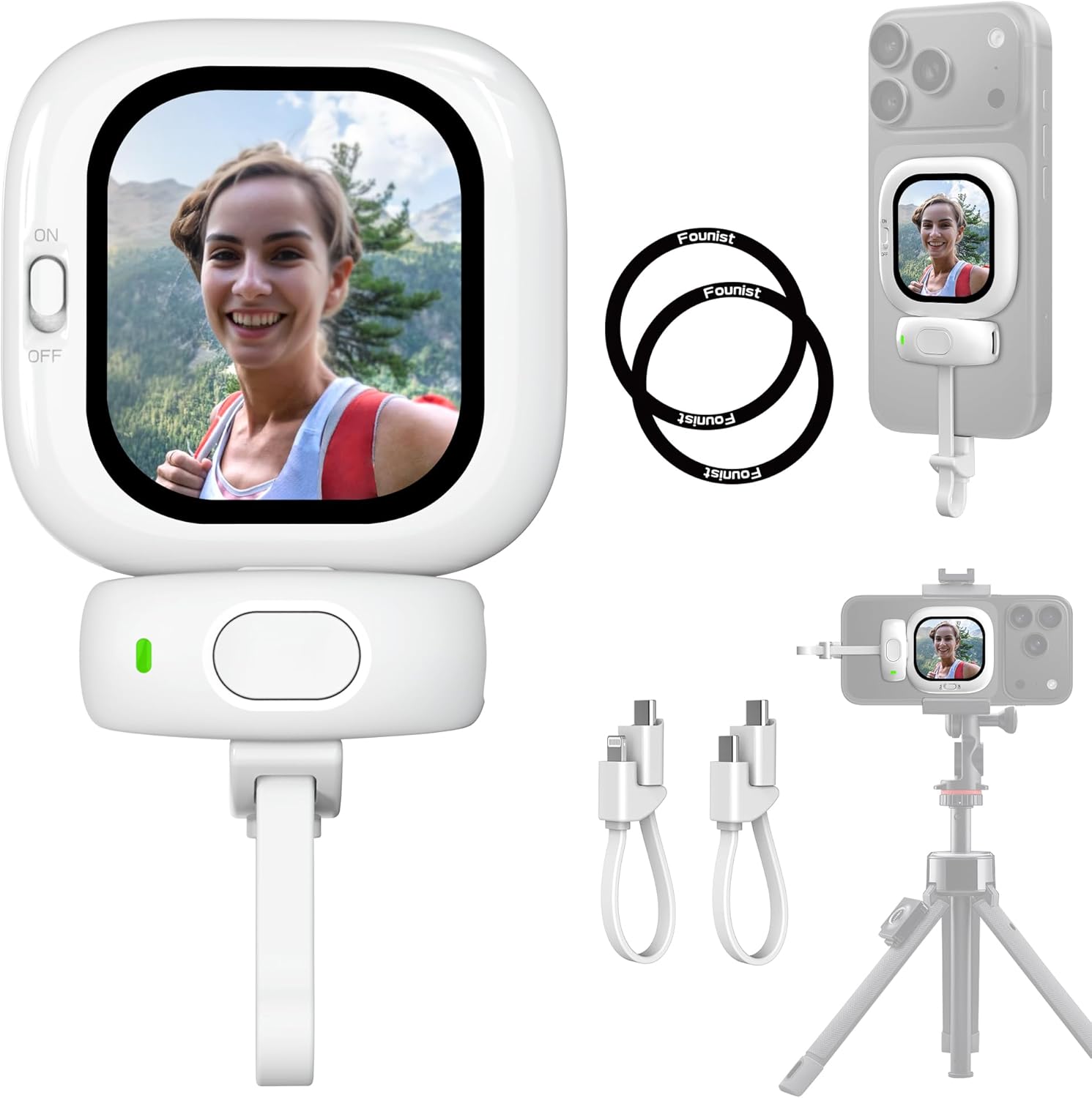 Vlogmate Mini Phone Vlog Selfie Monitor Screen for iPhone