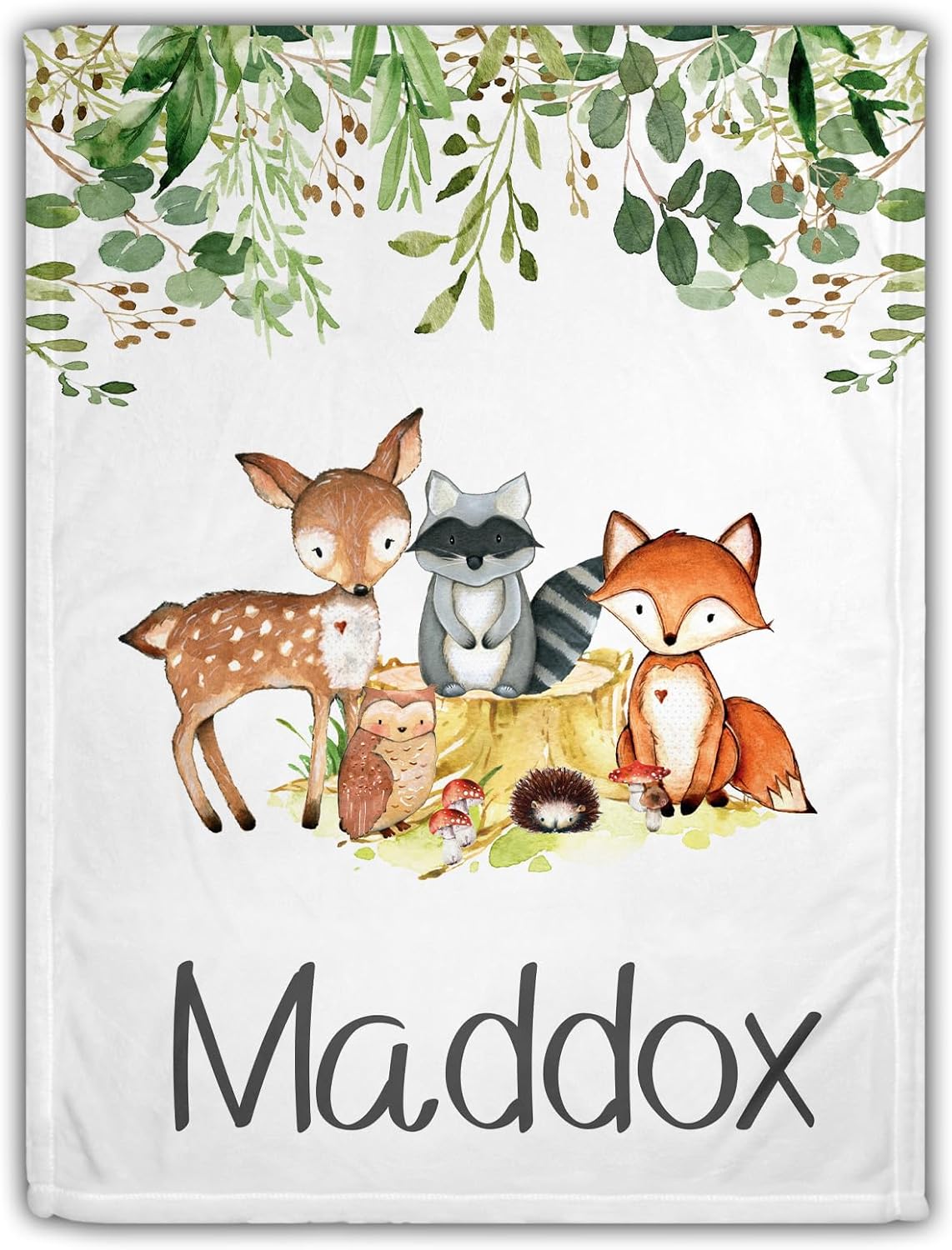 Custom Eco-Friendly Baby Blanket - Personalized & Fade Resistant