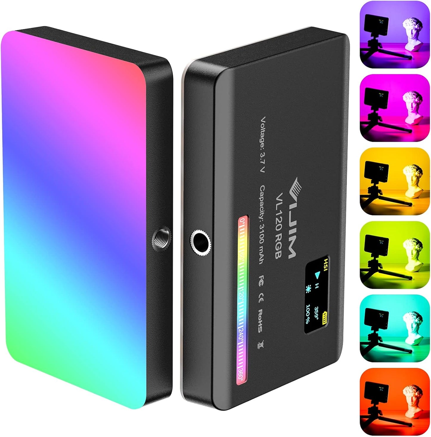VIJIM VL120 RGB Video Light for Vlogging and Photography Needs