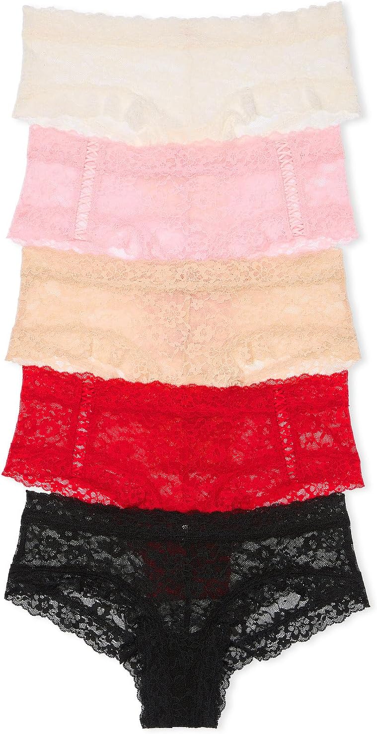 Victoria's Secret Women's Lace Cheeky Underwear for Comfort