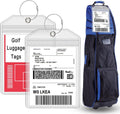 Waterproof Golf Bag Tag Set - Keep Your Gear Safe on the Course!