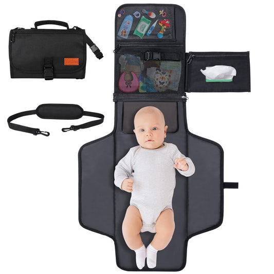 Portable Waterproof Diaper Changing Pad - On-the-Go Convenience!