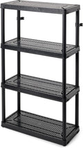 Ventilated 4-Shelf Medium Duty Storage Unit 14 x 32 x 54.5 in