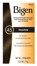 #45 Chocolate Bigen Permanent Powder - Excellent Gray Coverage