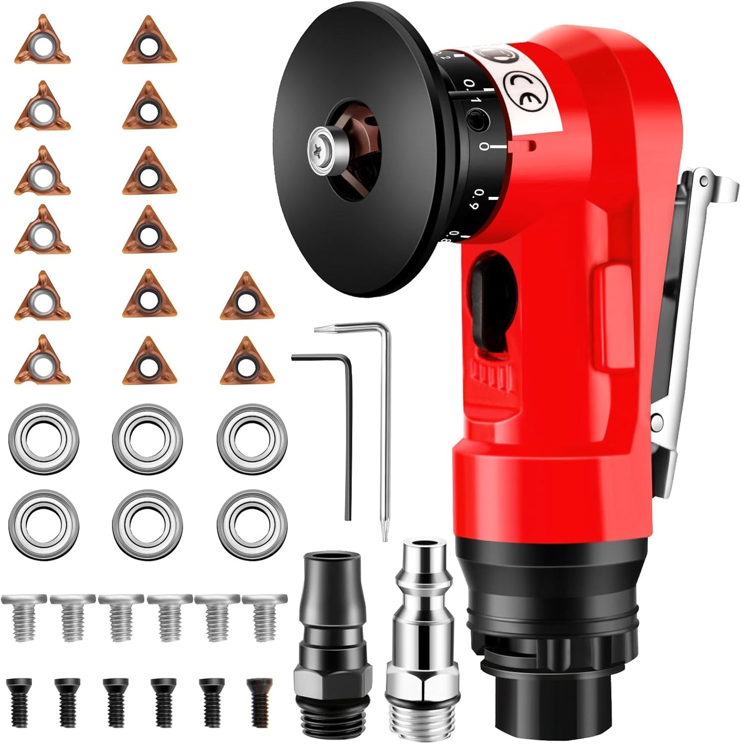 2 in 1 Pneumatic Chamfering Tool for Metal and Woodworking