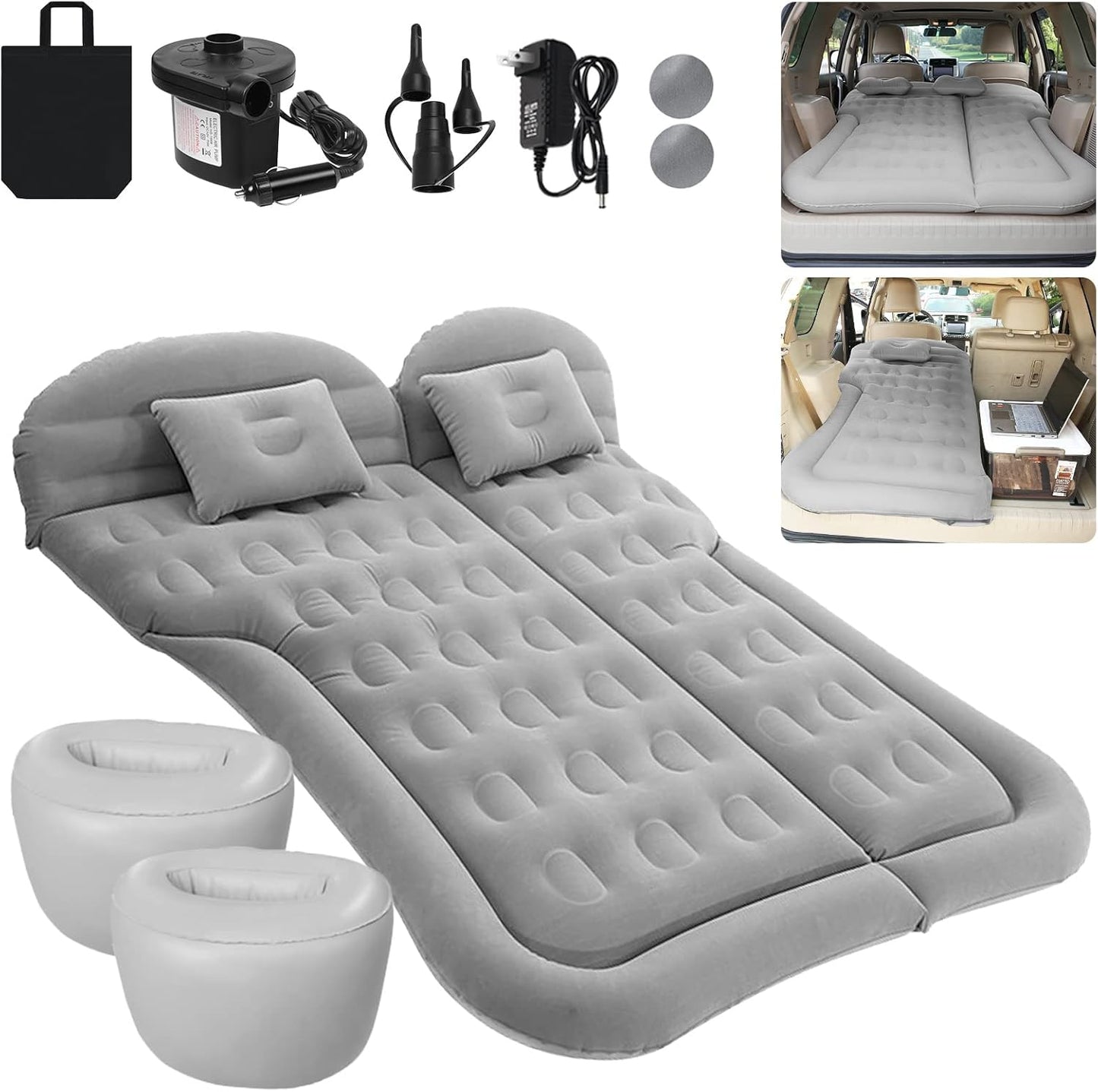 ISWEES Car Bed SUV Air Mattress for Comfortable Travel Sleep