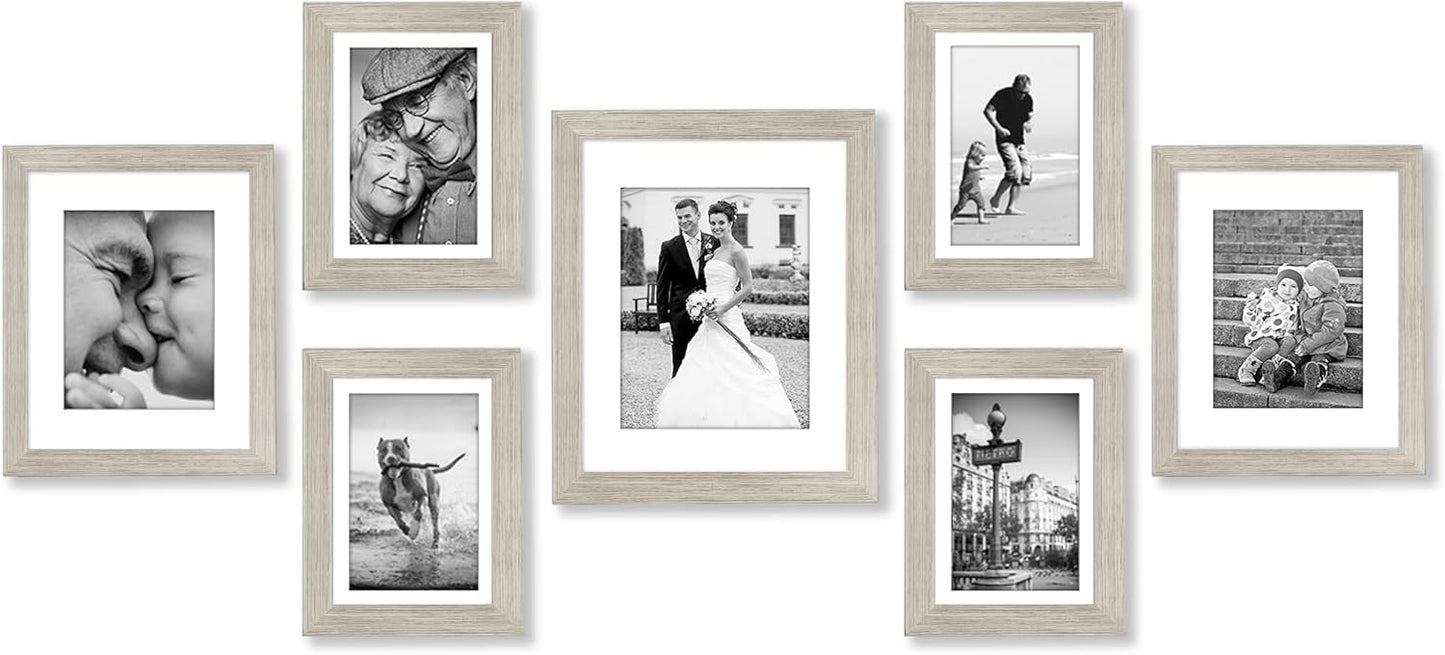 Gallery Wall Frame Set with Shatter-Resistant Glass Design