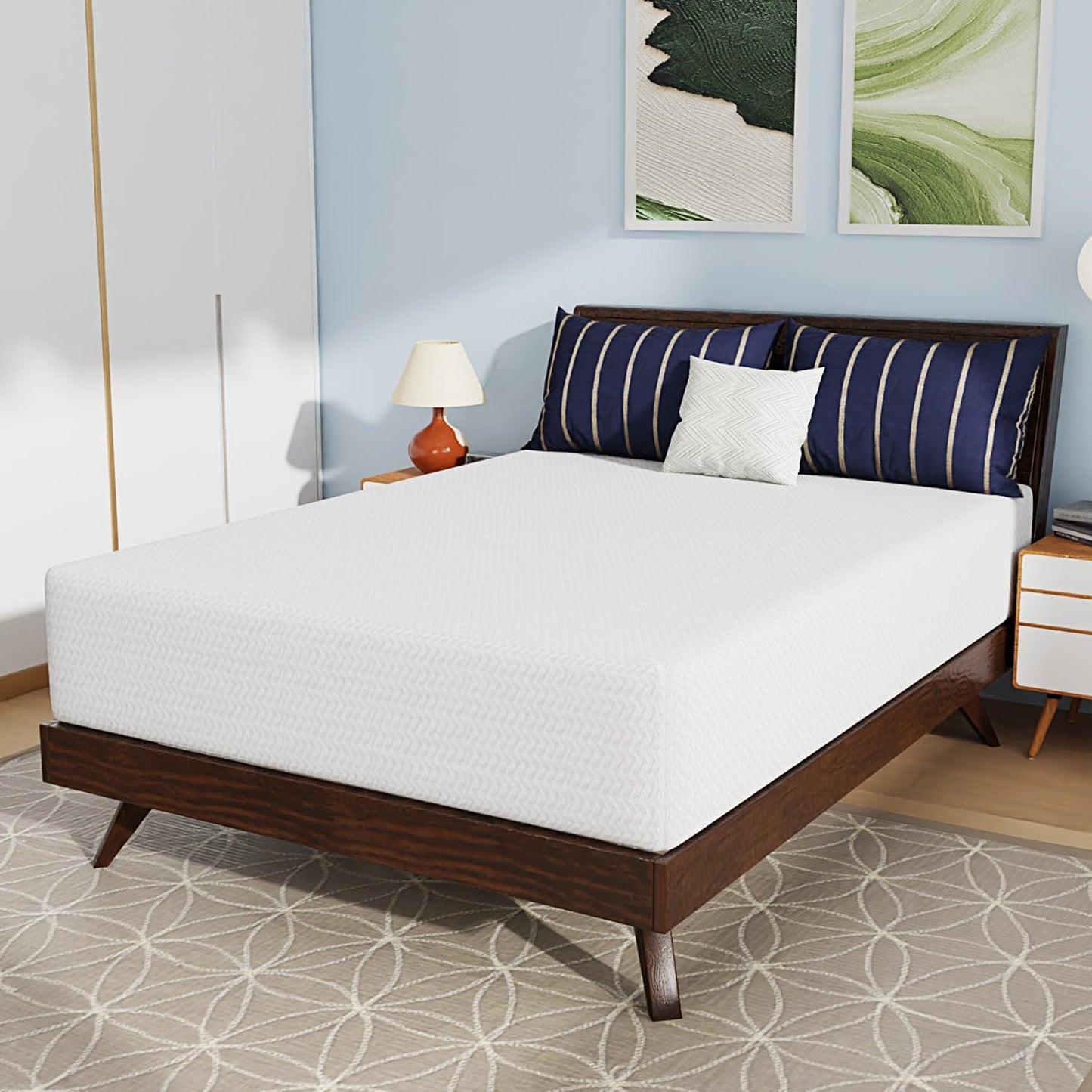 12 Inch Bamboo Charcoal Cooling Gel Memory Foam Mattress Review