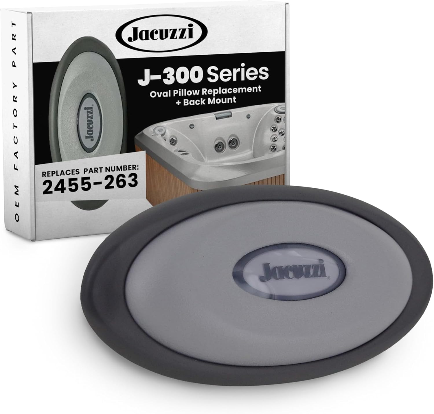 Jacuzzi J-300 Series Oval Pillow Insert for Ultimate Spa Relaxation