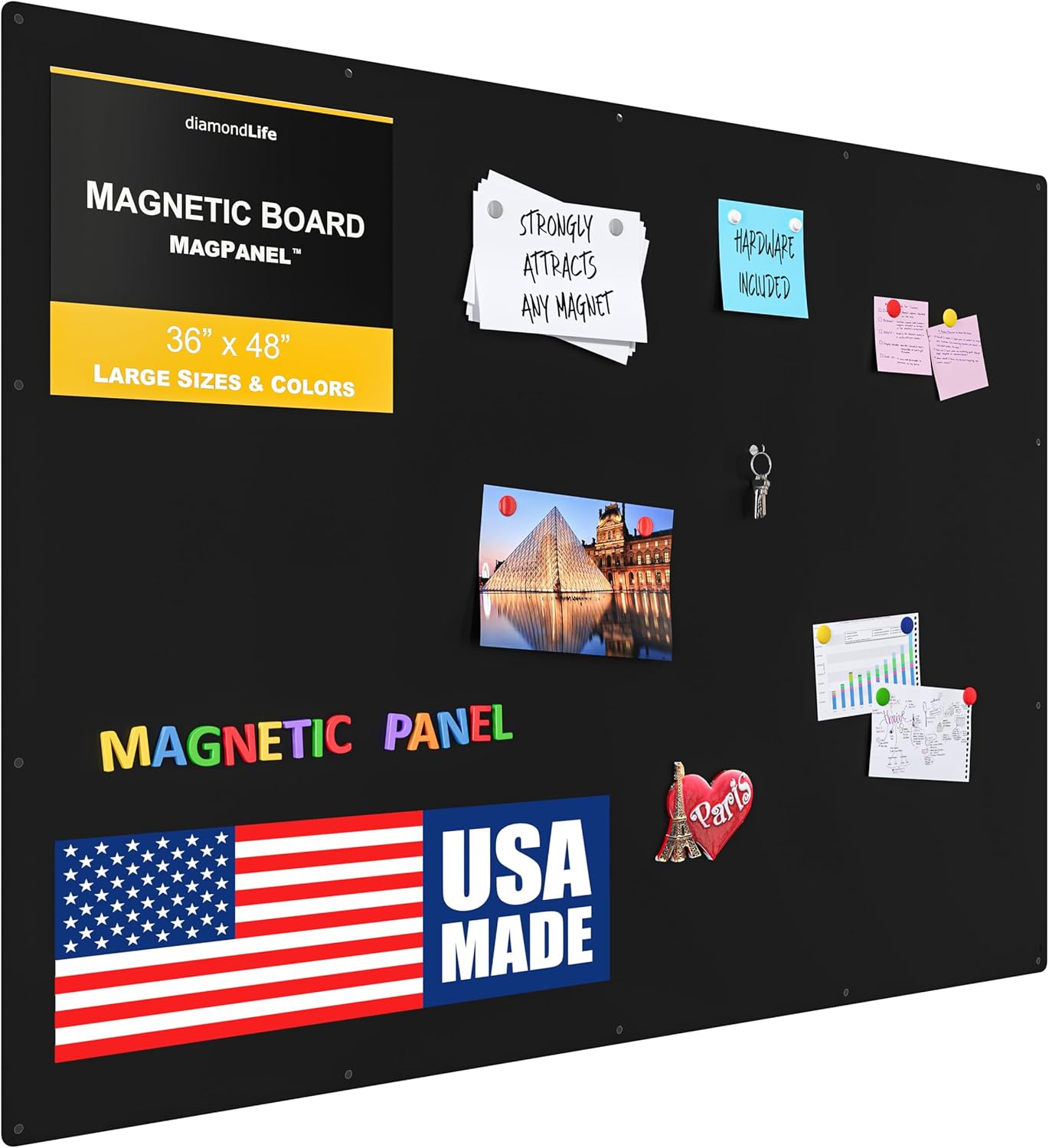 Diamond Life Magnetic Board - Versatile Memo & Vision Board