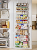 Delamu Adjustable Over the Door Pantry Organizer - 9-Tier Space Saver
