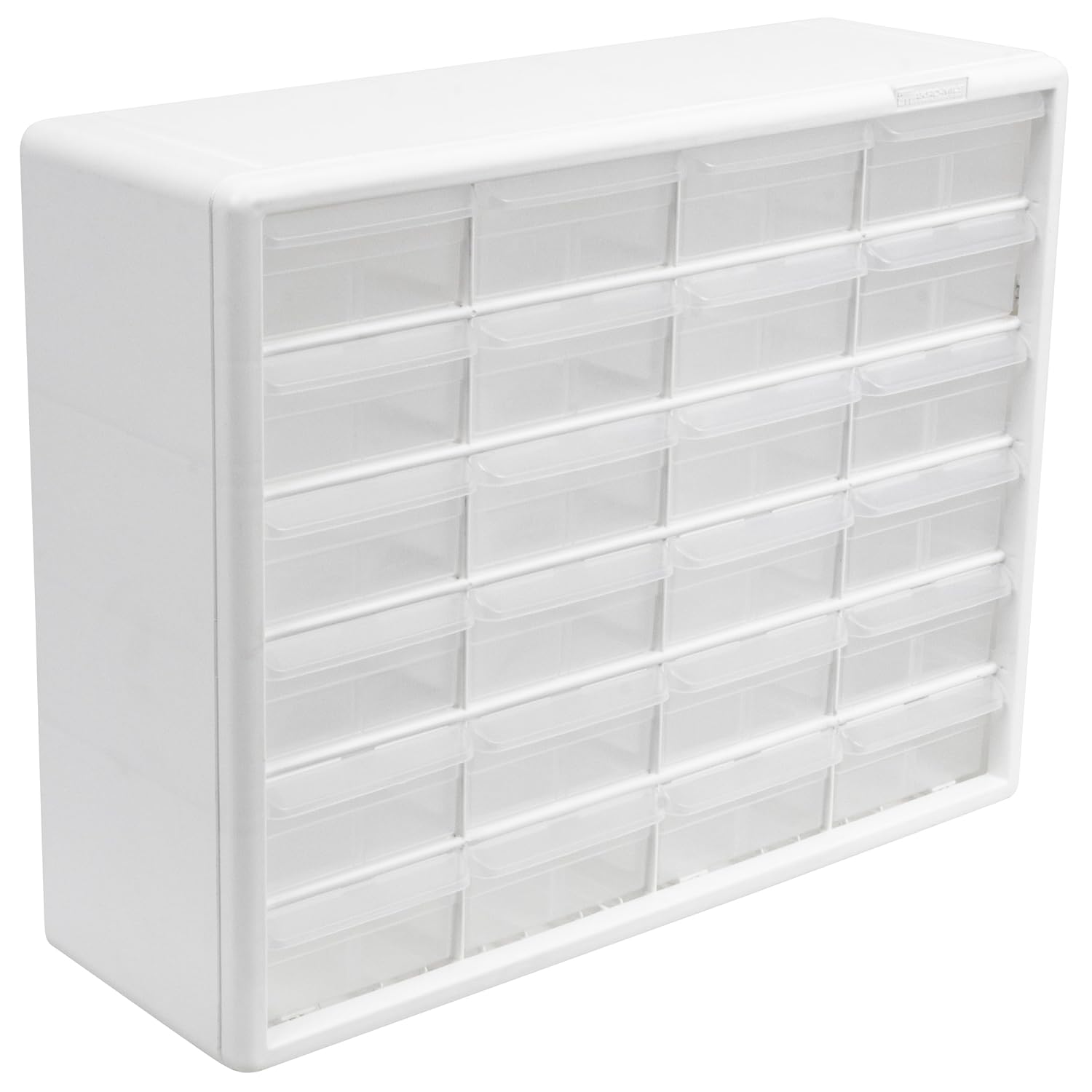 24-Drawer Plastic Storage Cabinet for Garage and Home Organization