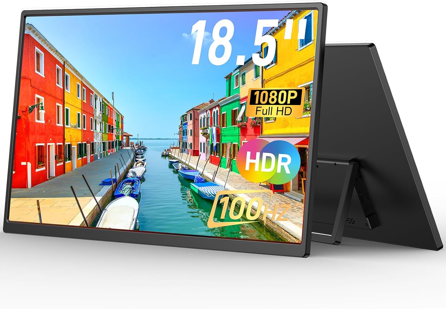 18.5 FHD Portable Monitor: Ultimate Laptop Screen Extender